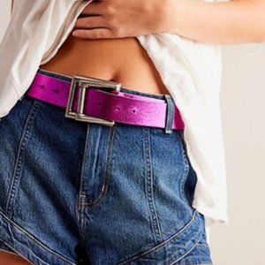 Vibrant Pink Belt for Women